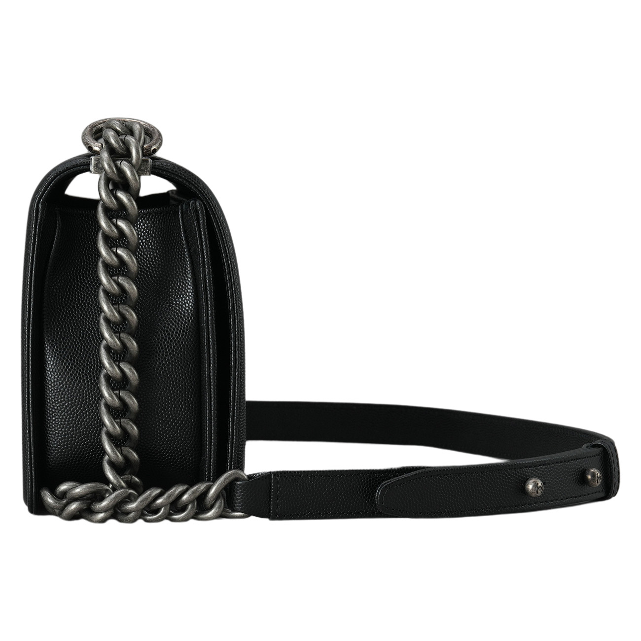 CHANEL(USED)샤넬 캐비어 보이샤넬 미듐 플랩백