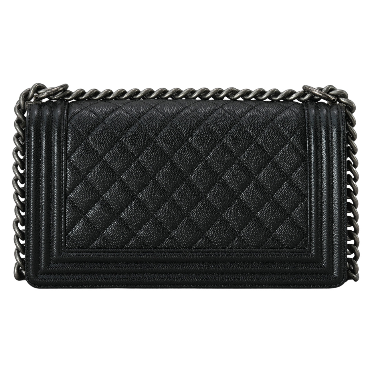 CHANEL(USED)샤넬 캐비어 보이샤넬 미듐 플랩백