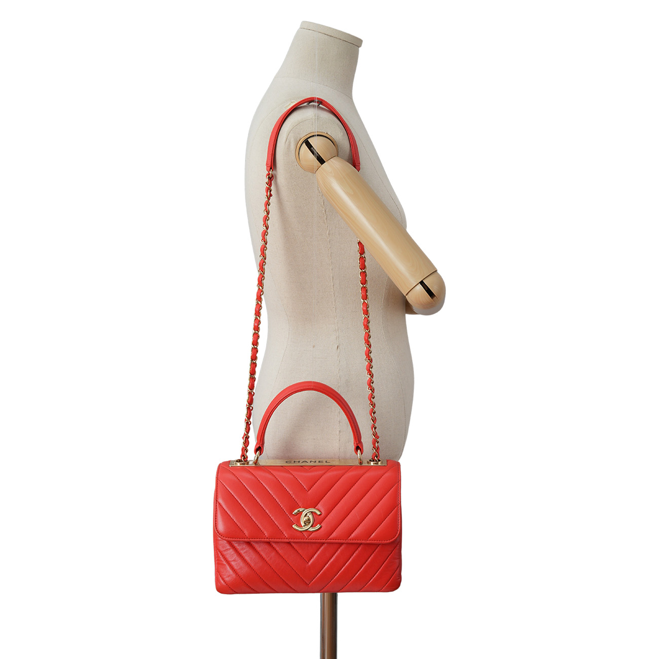 CHANEL(USED)샤넬 트렌디CC 쉐브론 미듐