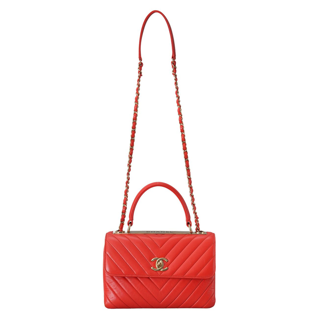 CHANEL(USED)샤넬 트렌디CC 쉐브론 미듐