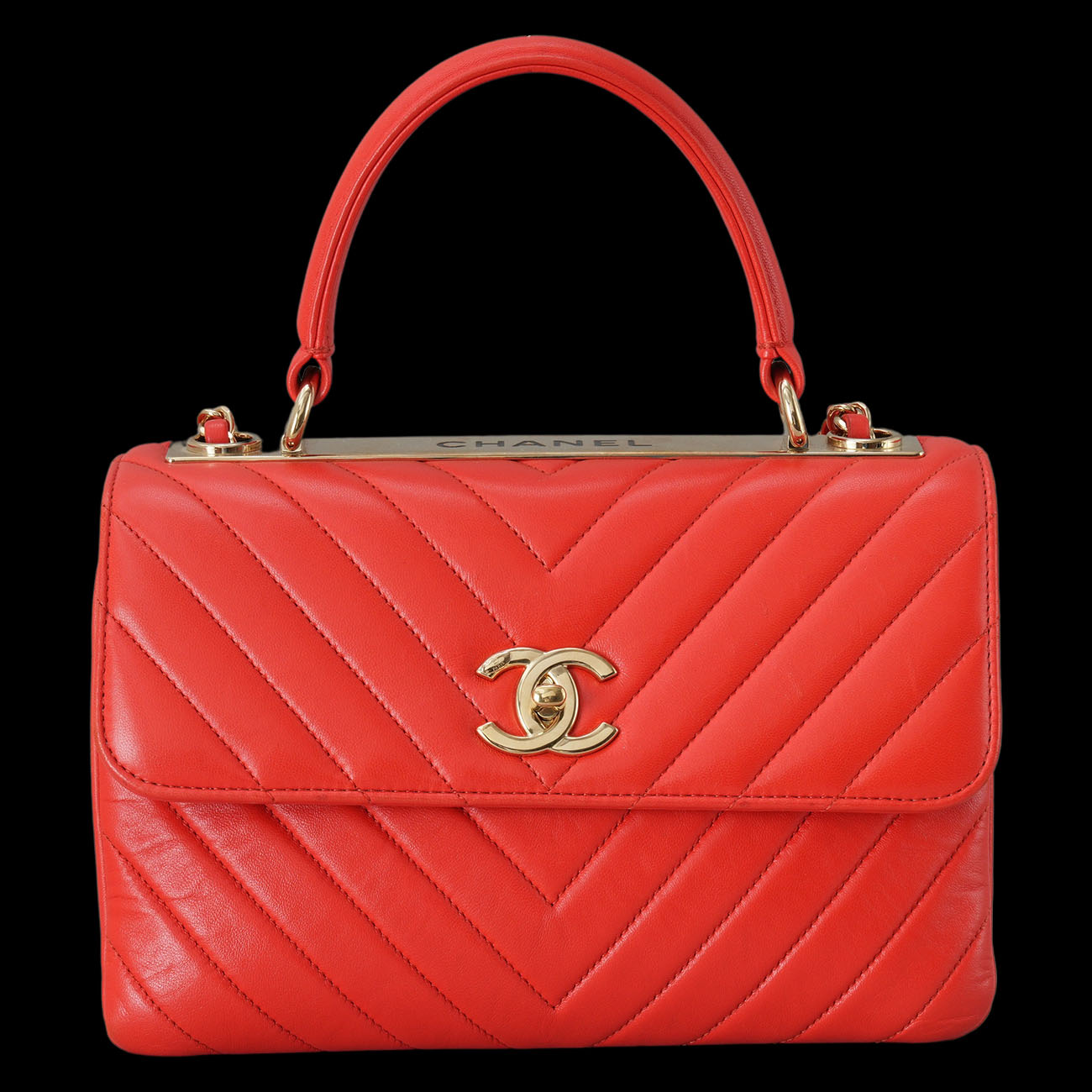 CHANEL(USED)샤넬 트렌디CC 쉐브론 미듐