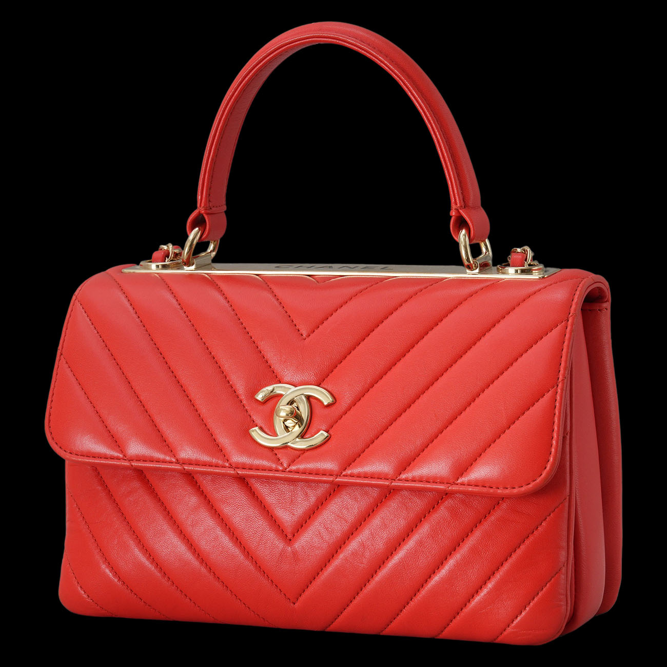 CHANEL(USED)샤넬 트렌디CC 쉐브론 미듐