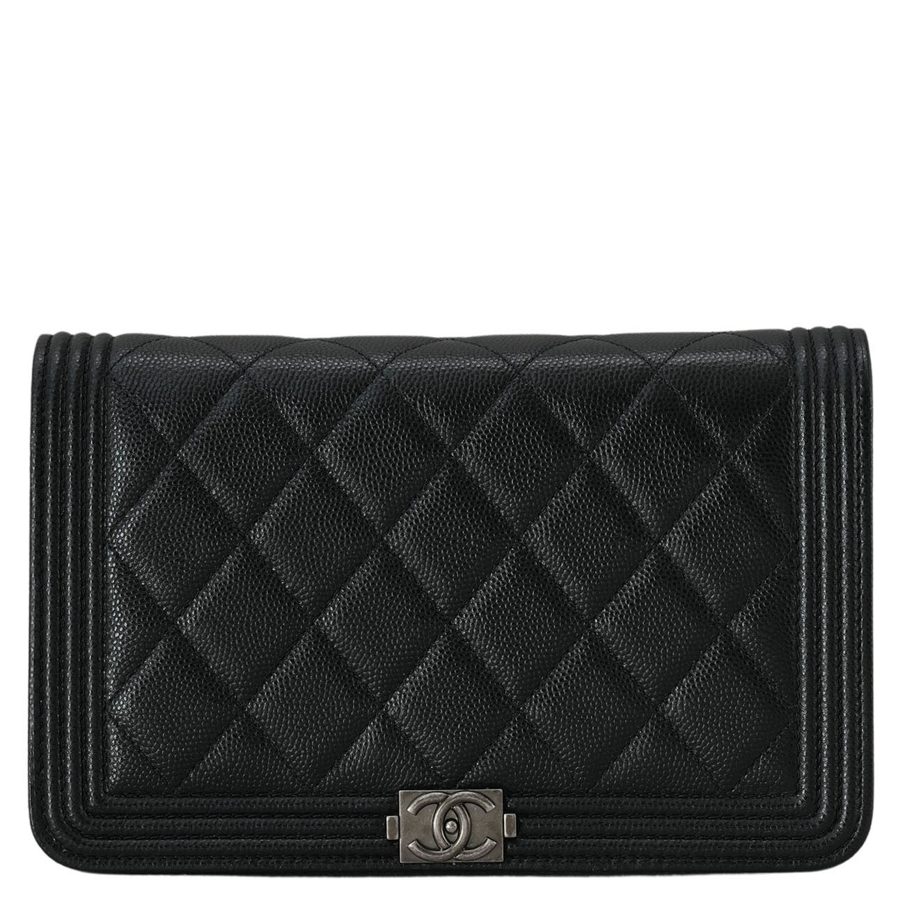 CHANEL(USED)샤넬 캐비어 보이샤넬 WOC
