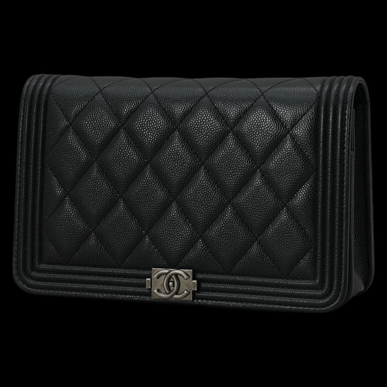 CHANEL(USED)샤넬 캐비어 보이샤넬 WOC