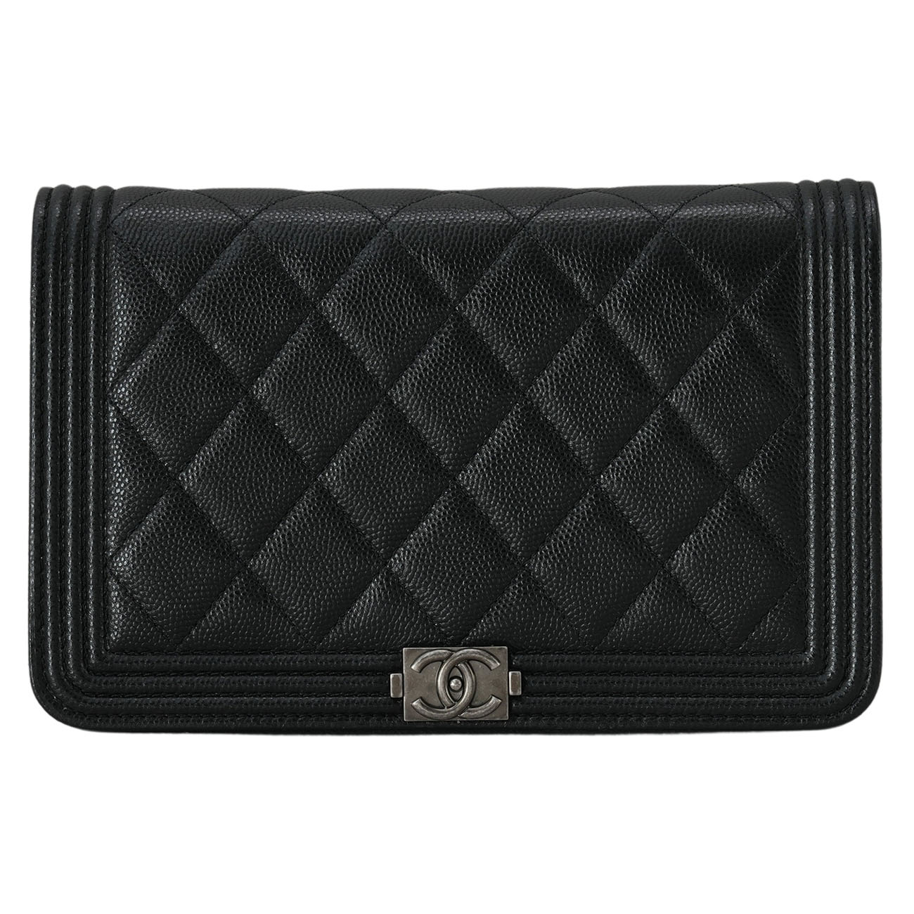 CHANEL(USED)샤넬 캐비어 보이샤넬 WOC