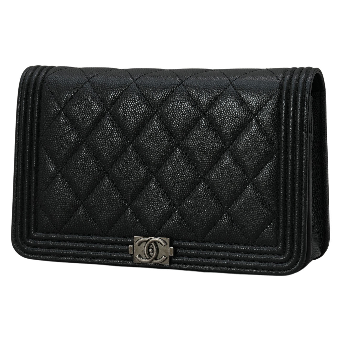 CHANEL(USED)샤넬 캐비어 보이샤넬 WOC