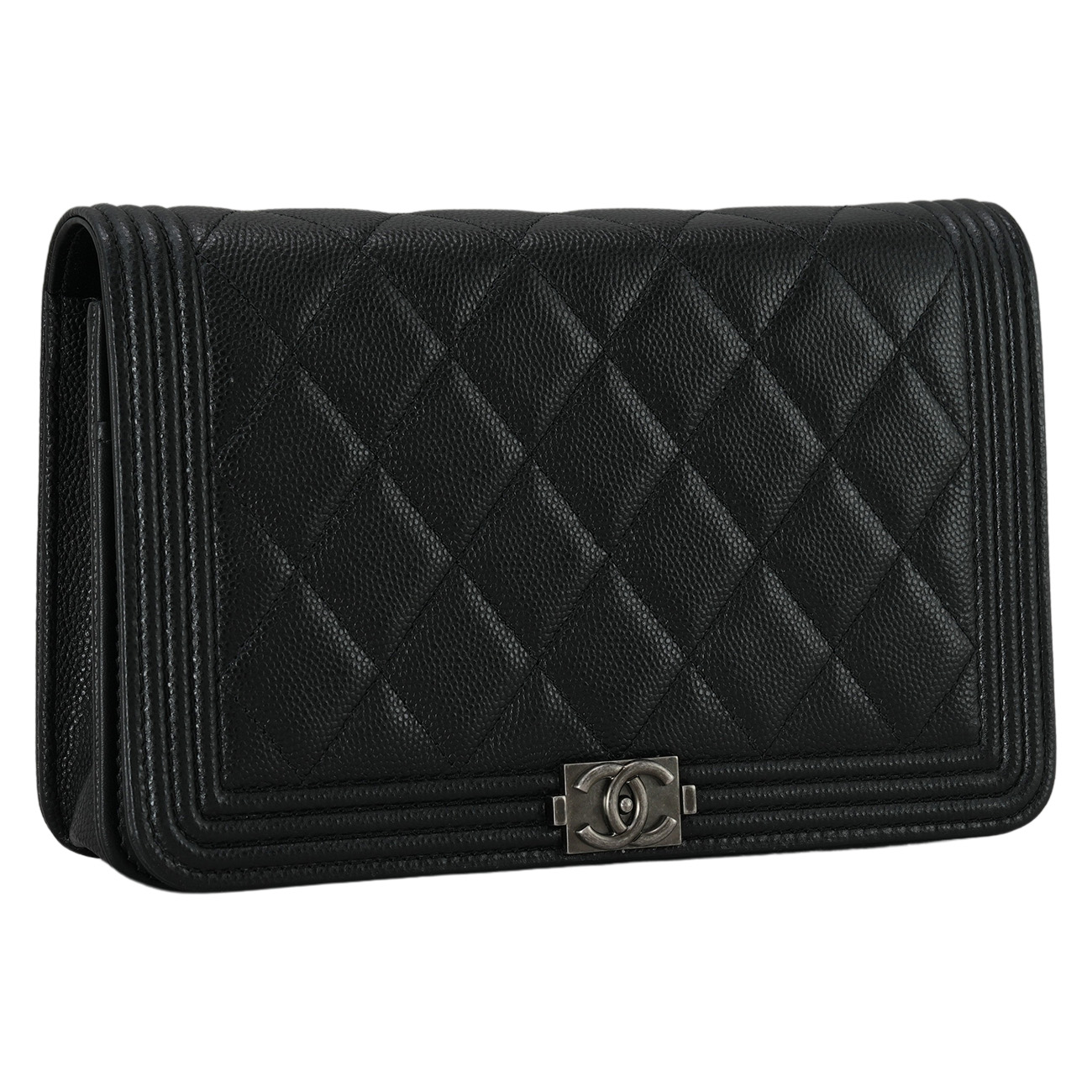 CHANEL(USED)샤넬 캐비어 보이샤넬 WOC