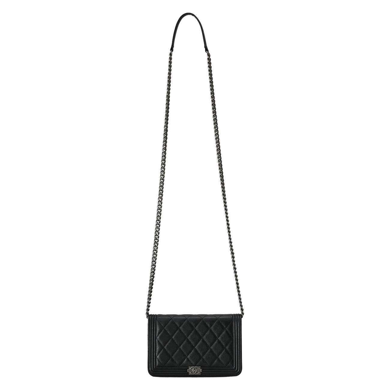 CHANEL(USED)샤넬 캐비어 보이샤넬 WOC