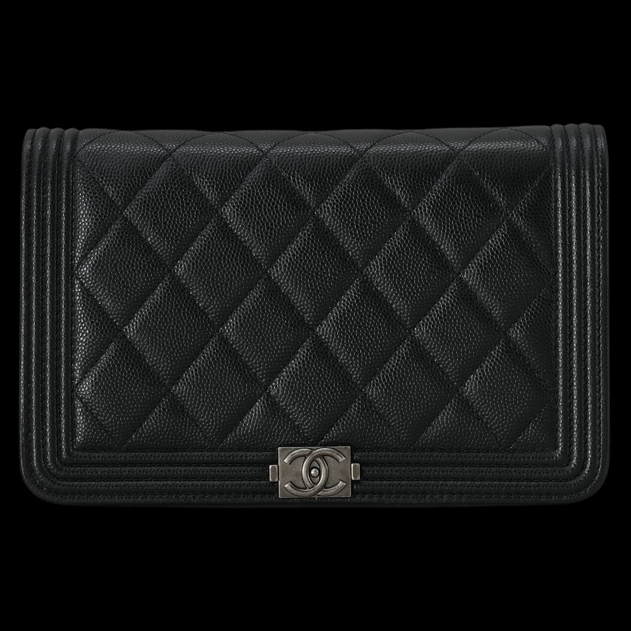 CHANEL(USED)샤넬 캐비어 보이샤넬 WOC