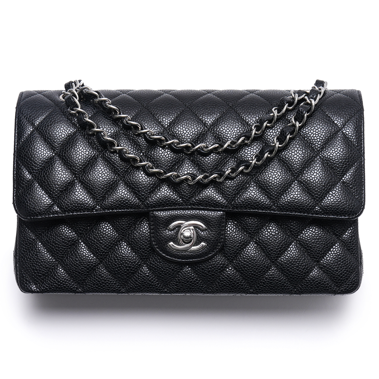 CHANEL(USED)샤넬 캐비어 클래식 미듐 플랩백