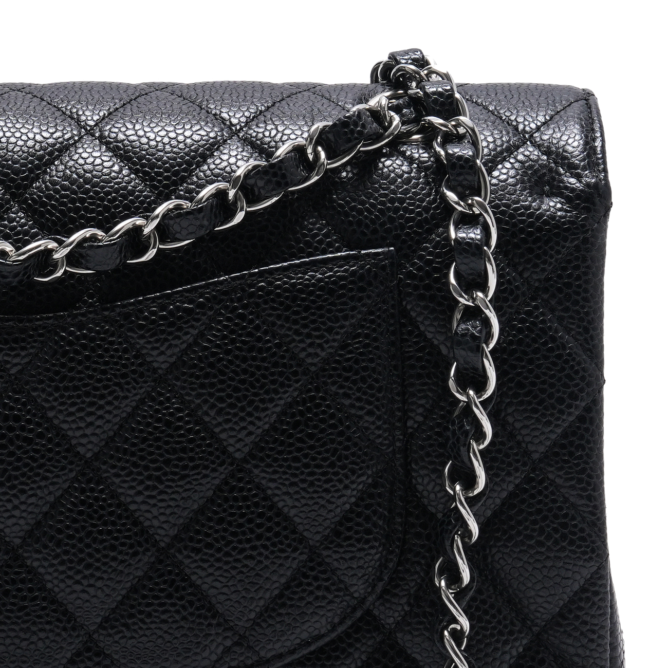 CHANEL(USED)샤넬 캐비어 클래식 미듐 플랩백