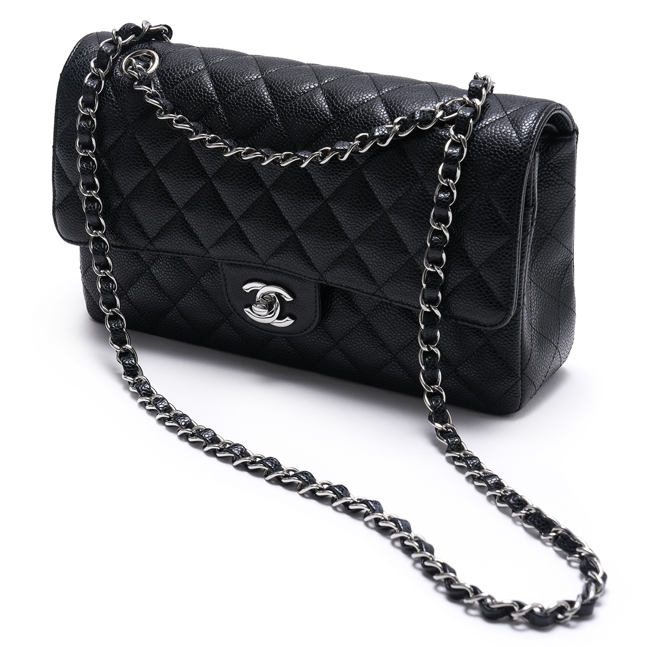 CHANEL(USED)샤넬 캐비어 클래식 미듐 플랩백