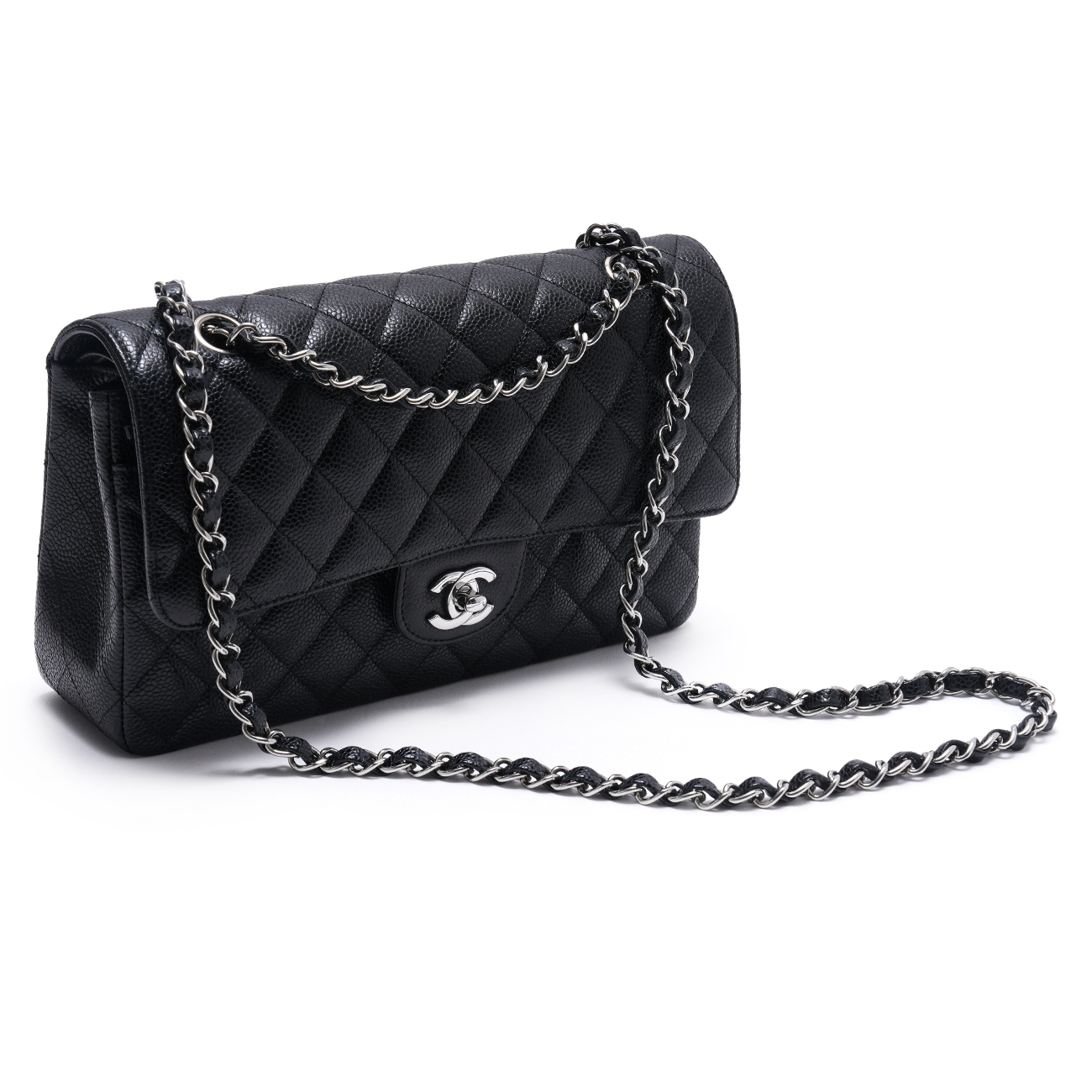 CHANEL(USED)샤넬 캐비어 클래식 미듐 플랩백