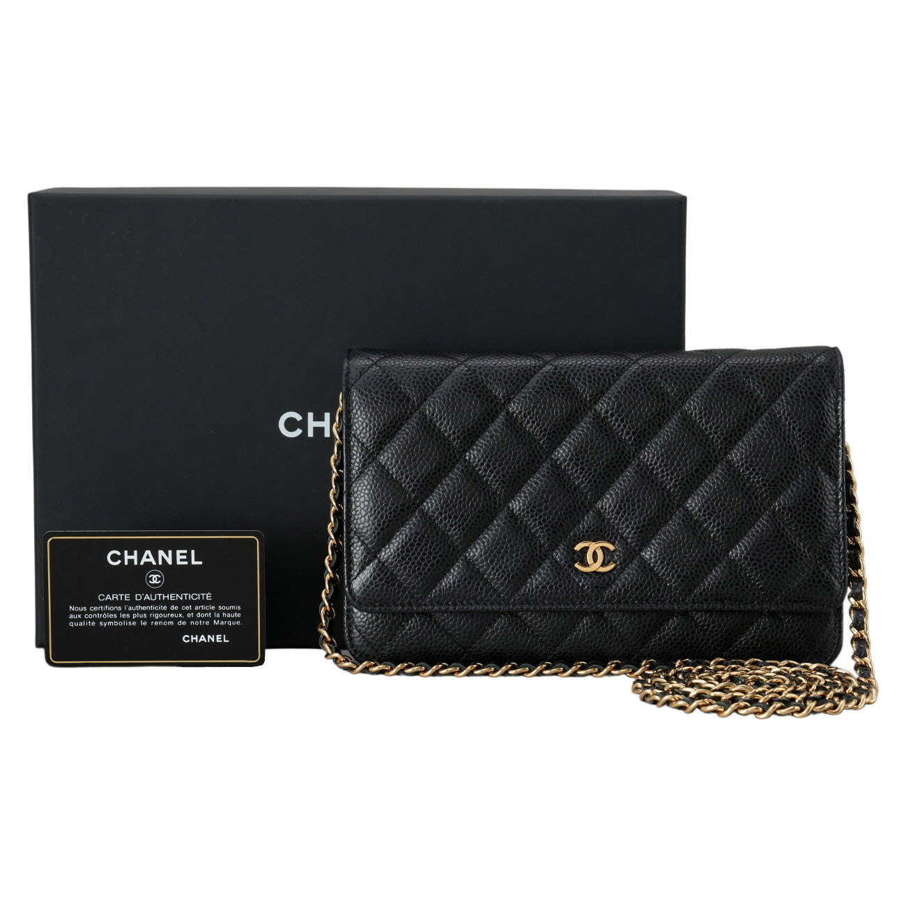 CHANEL(USED)샤넬 AP0250 캐비어 클래식 WOC