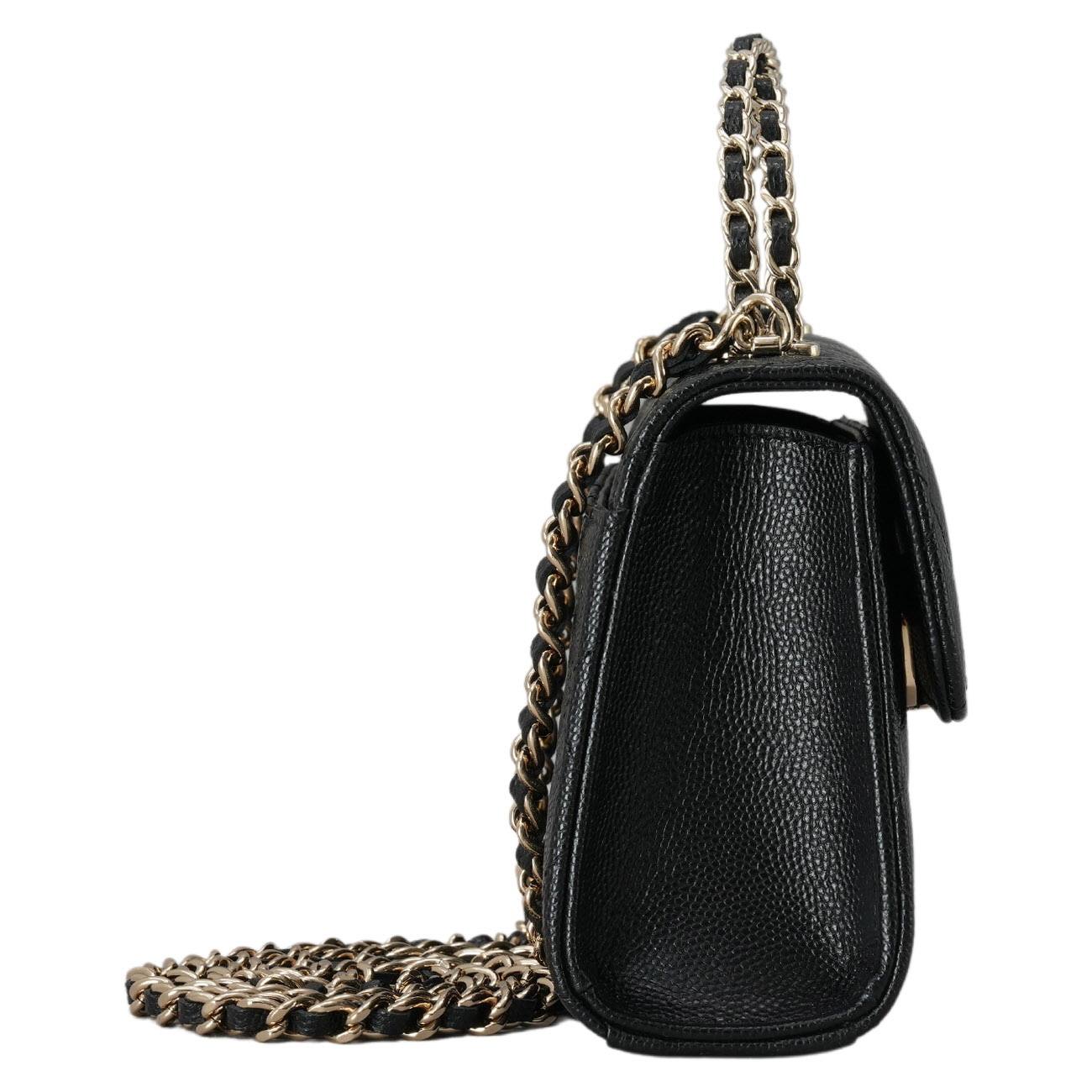 CHANEL(USED)샤넬 시즌 AP3237 캐비어 핸들 미니백