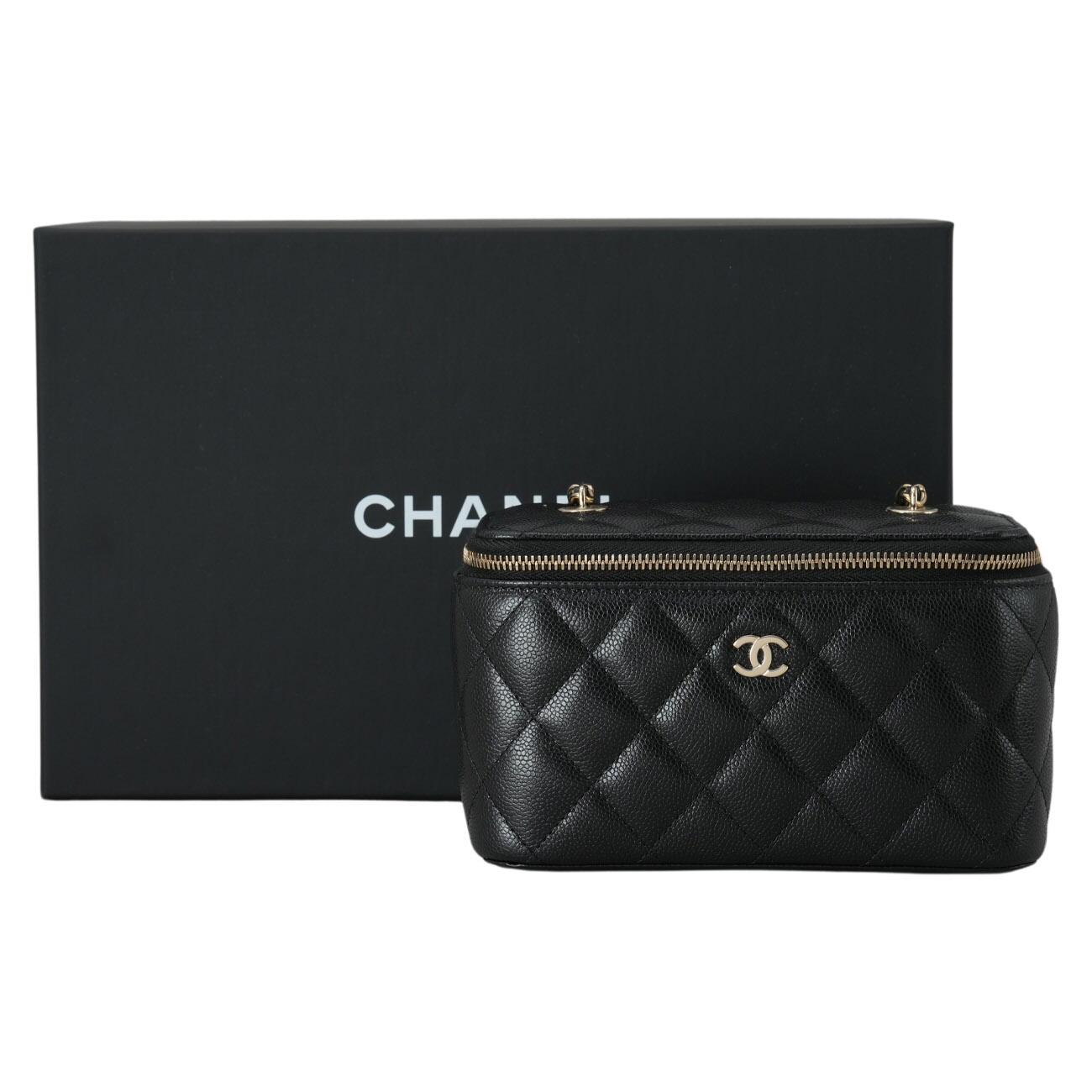 CHANEL(USED)샤넬 AP1341 베니티 캐비어 체인 크로스백