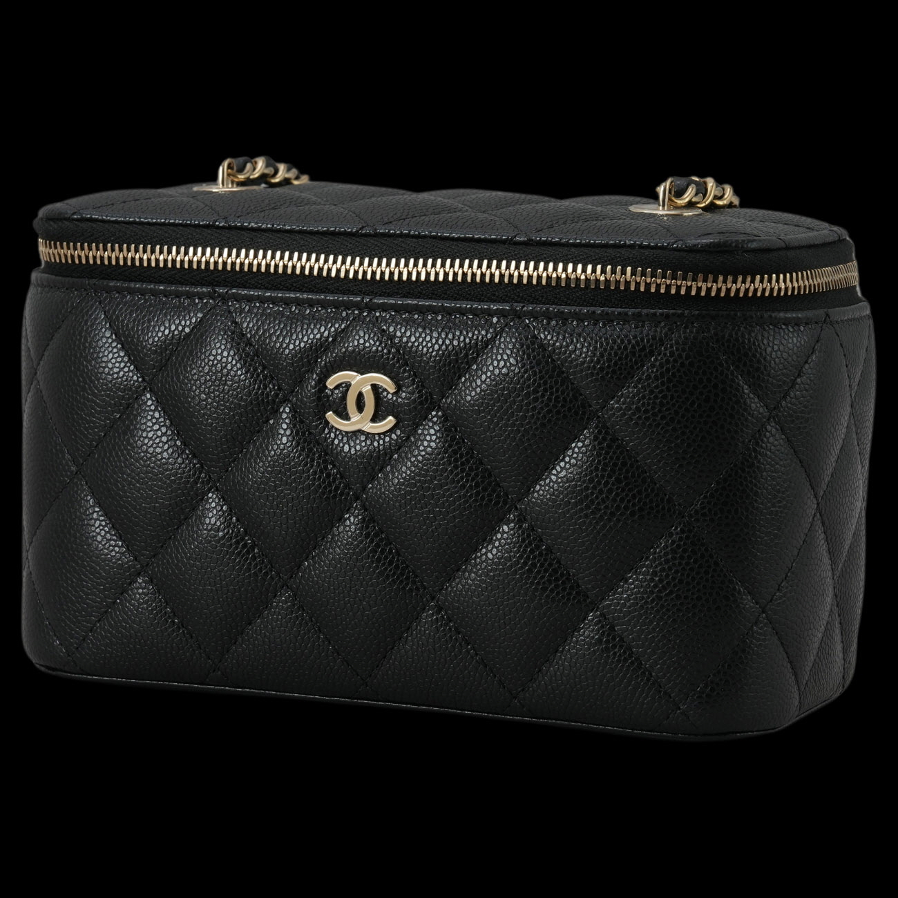 CHANEL(USED)샤넬 AP1341 베니티 캐비어 체인 크로스백
