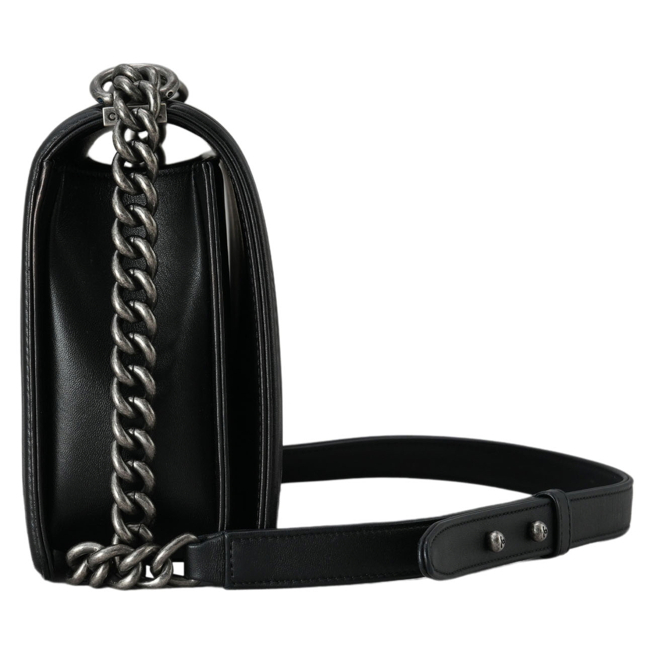 CHANEL(USED)샤넬 A92193 램스킨 보이샤넬 라지 플랩백