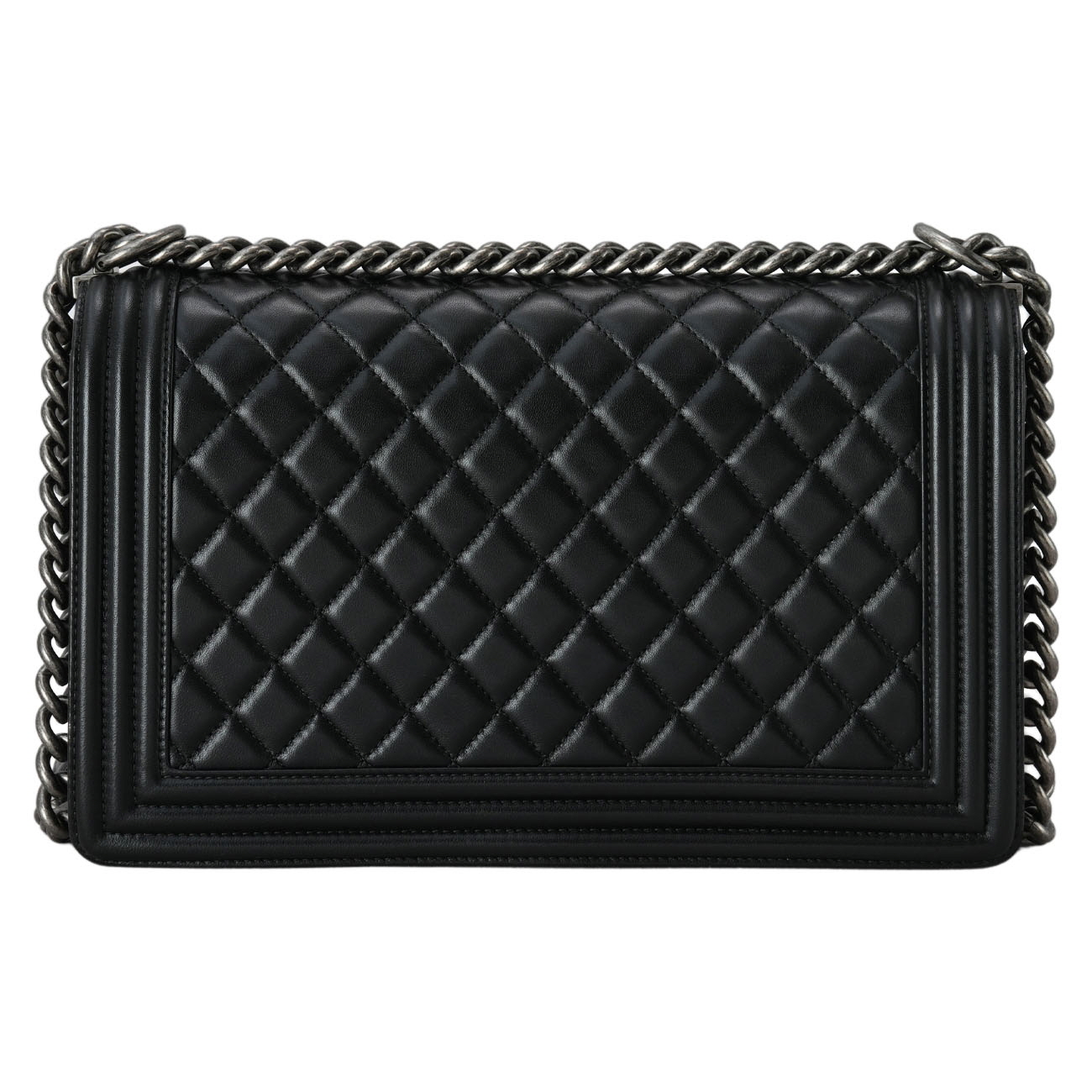 CHANEL(USED)샤넬 A92193 램스킨 보이샤넬 라지 플랩백