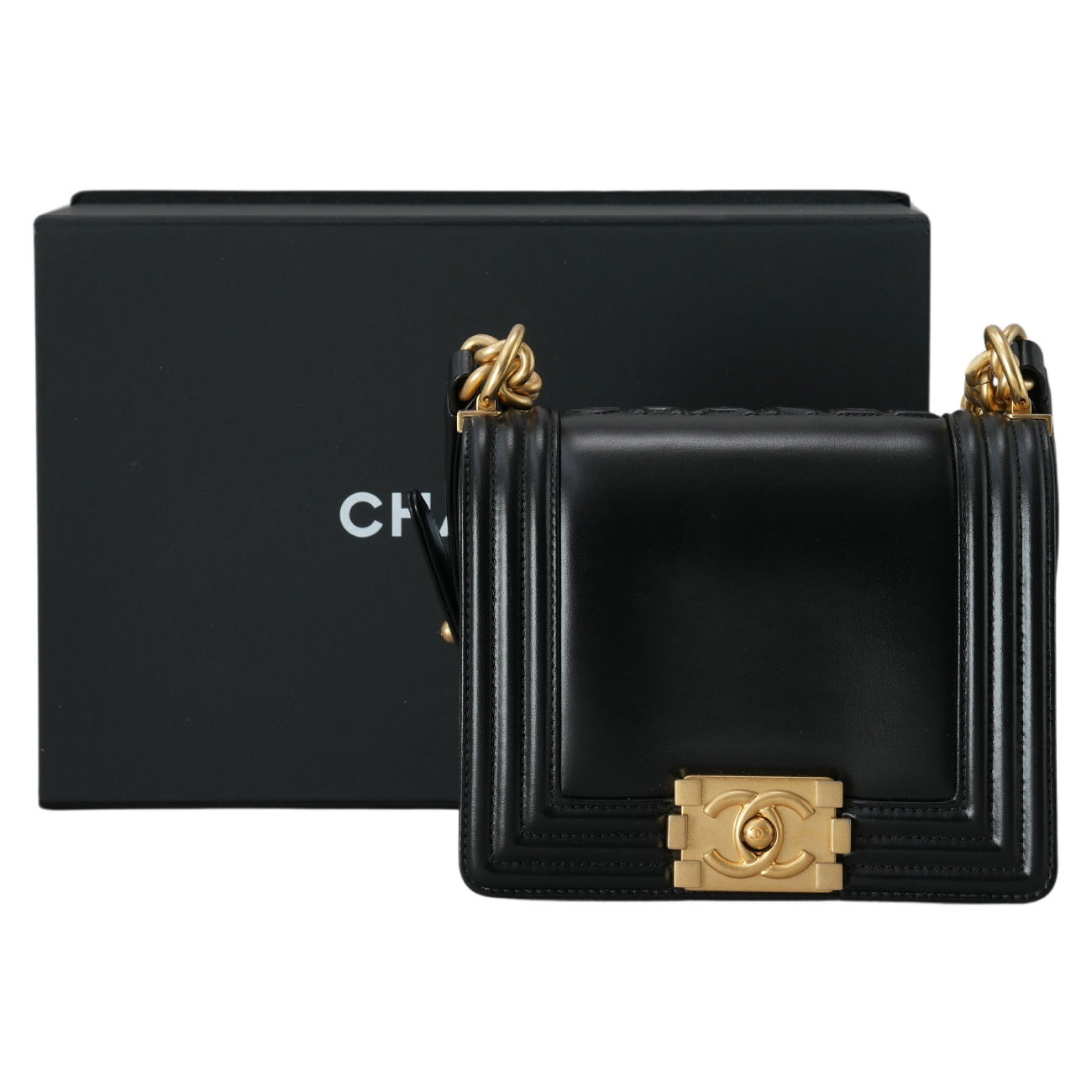 CHANEL(USED)샤넬 캐비어 보이샤넬 미니 플랩백