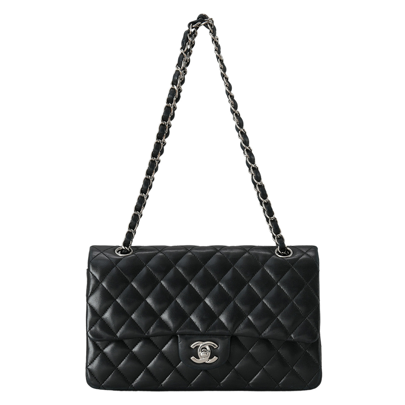CHANEL(USED)샤넬 램스킨 클래식 미듐 플랩백