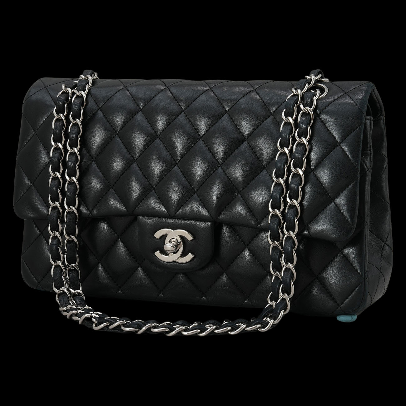 CHANEL(USED)샤넬 램스킨 클래식 미듐 플랩백