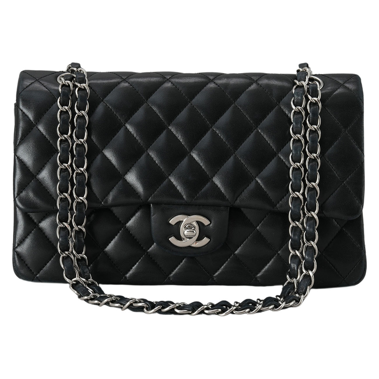 CHANEL(USED)샤넬 램스킨 클래식 미듐 플랩백