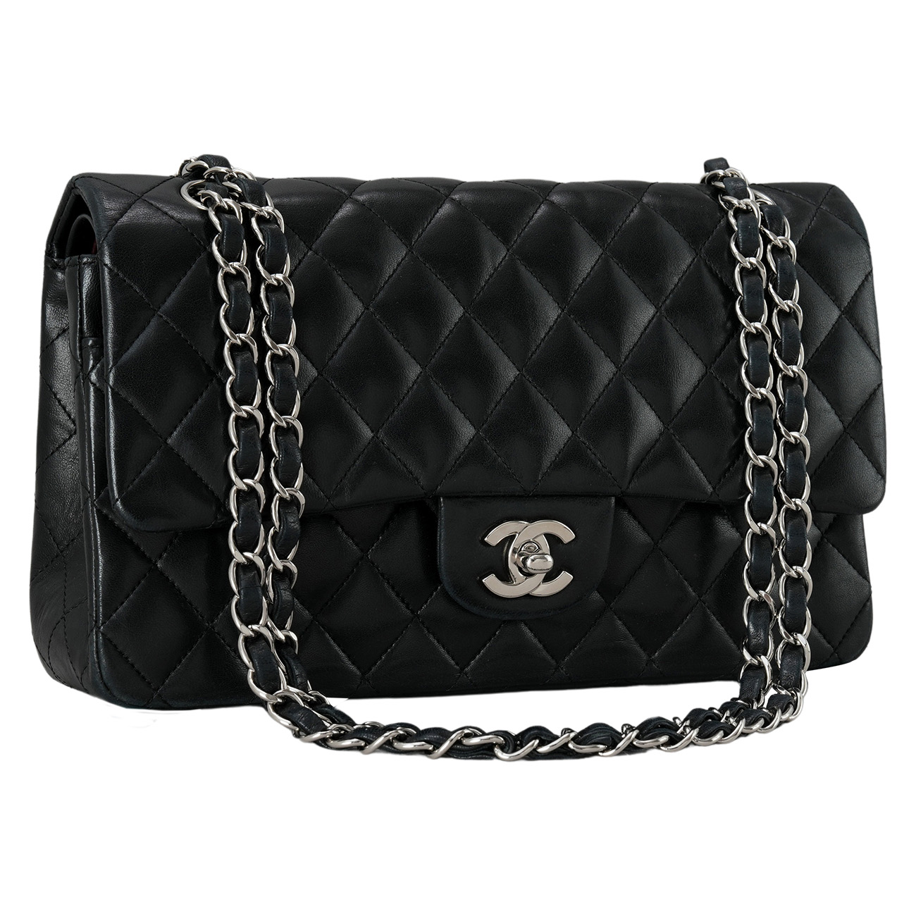 CHANEL(USED)샤넬 램스킨 클래식 미듐 플랩백