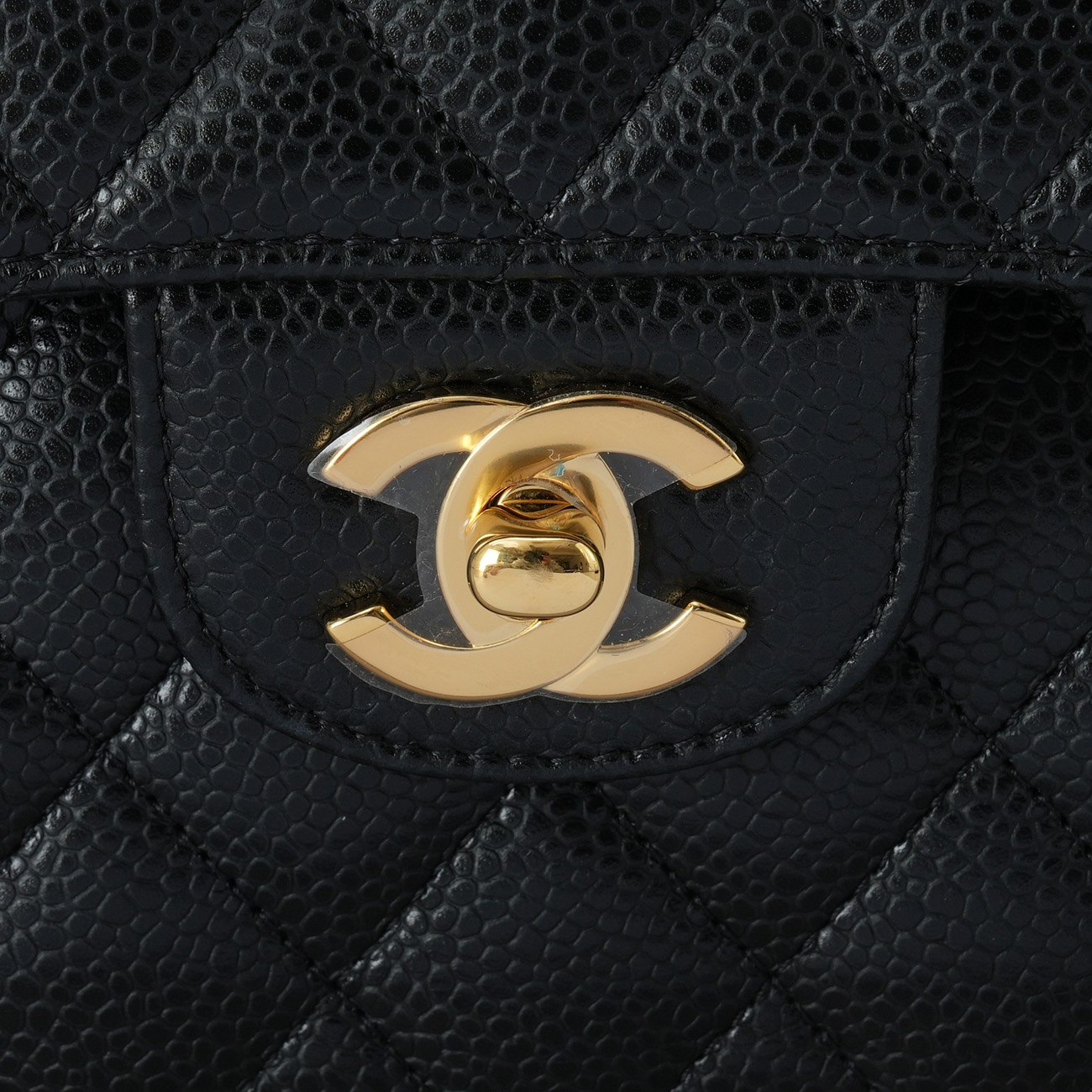 CHANEL(USED)샤넬 캐비어 클래식 스몰 금장
