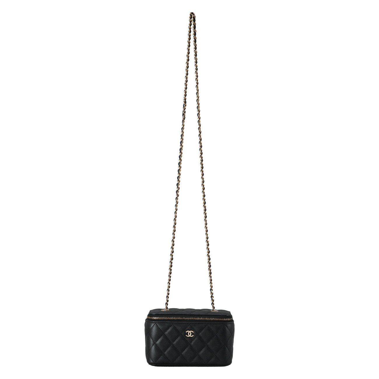 CHANEL(USED)샤넬 캐비어 베니티 체인 숄더백