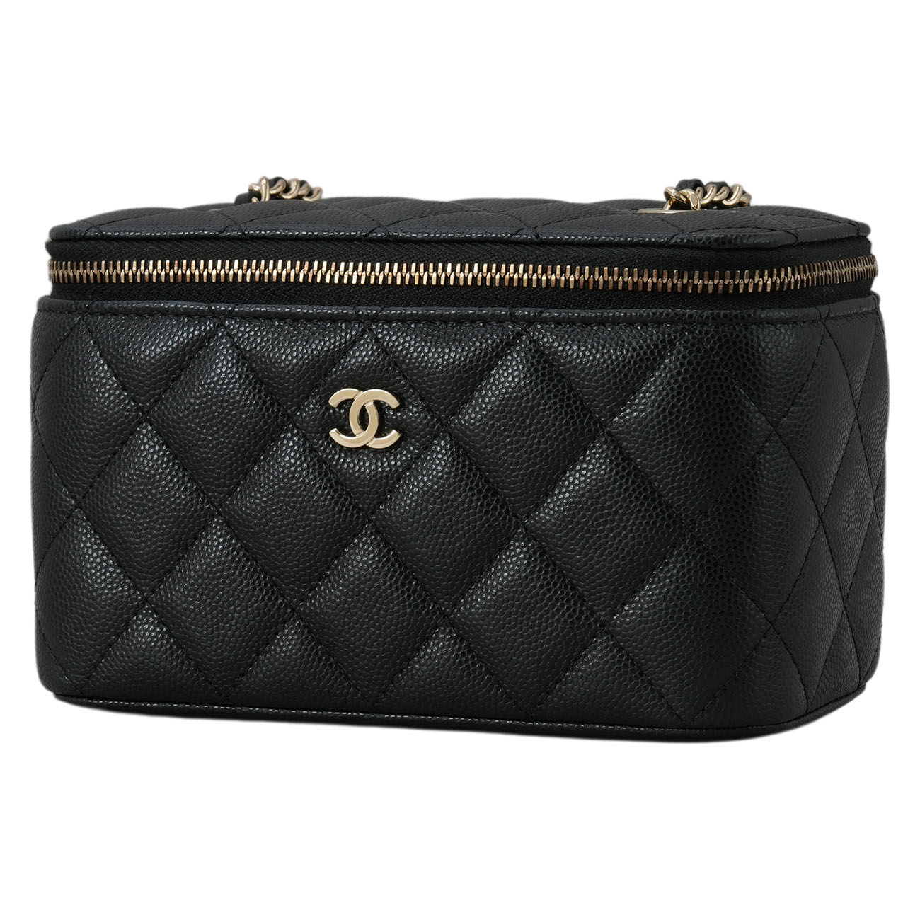 CHANEL(USED)샤넬 캐비어 베니티 체인 숄더백