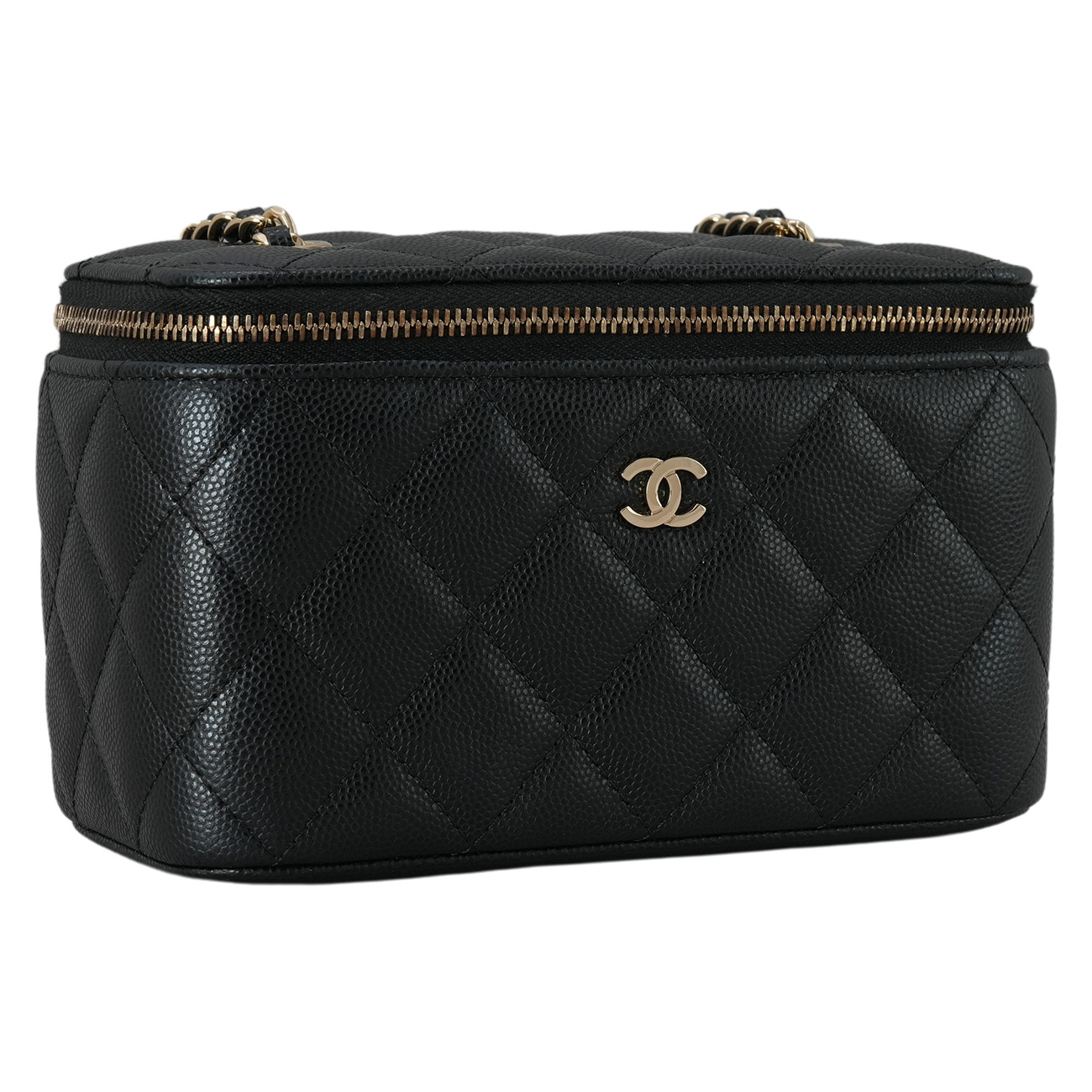 CHANEL(USED)샤넬 캐비어 베니티 체인 숄더백