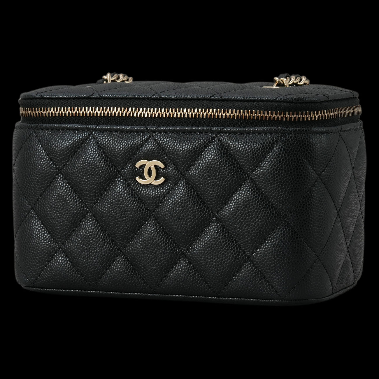 CHANEL(USED)샤넬 캐비어 베니티 체인 숄더백