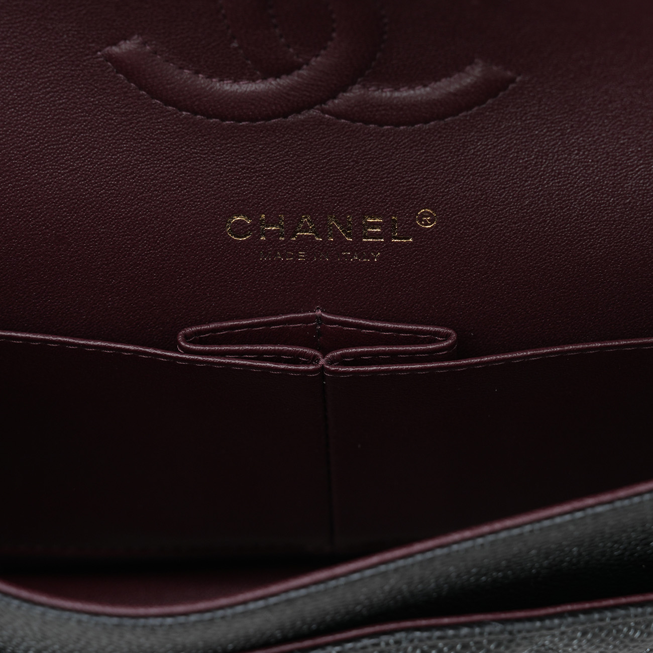 CHANEL(USED)샤넬 A01112 캐비어 클래식 미듐 플랩백