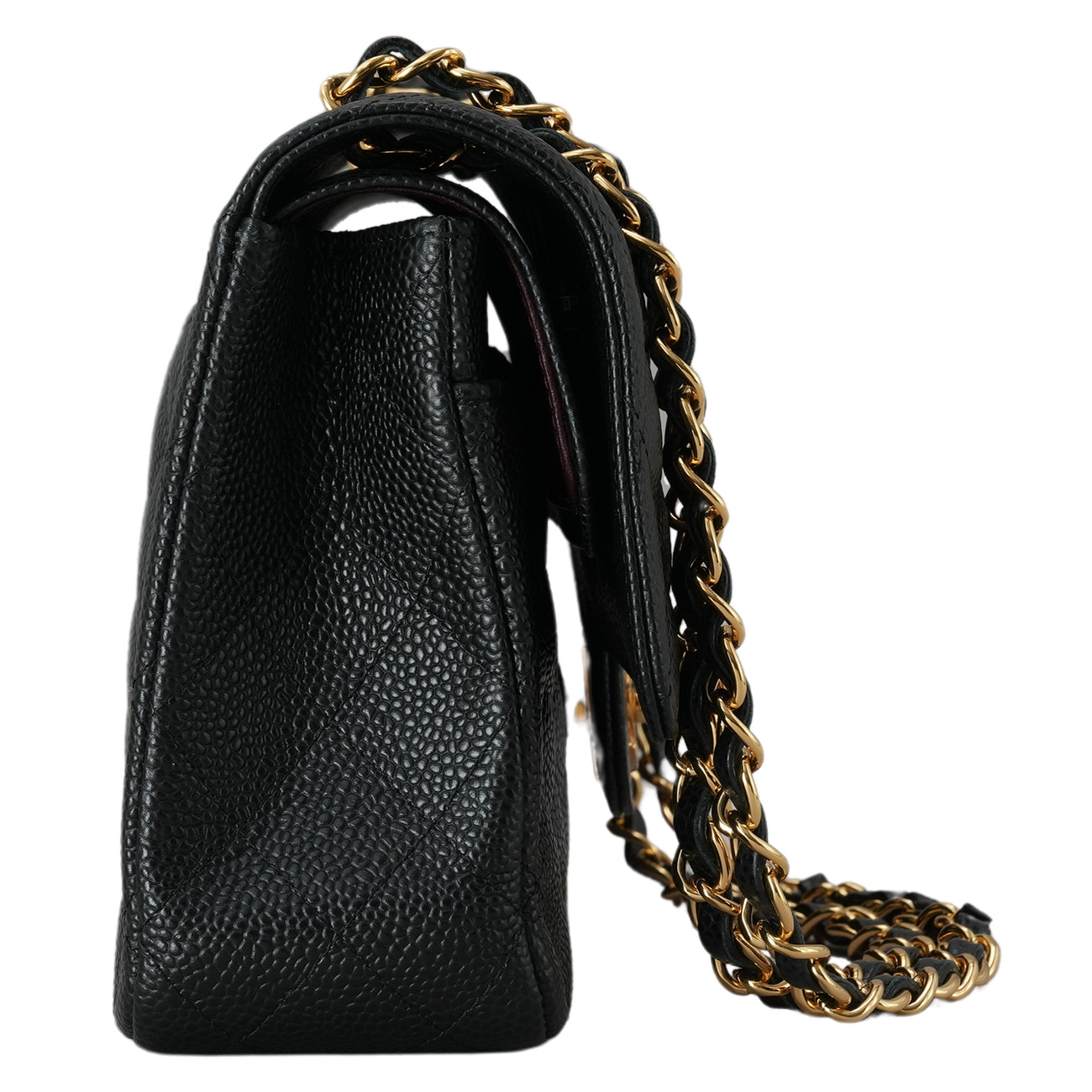 CHANEL(USED)샤넬 A01112 캐비어 클래식 미듐 플랩백