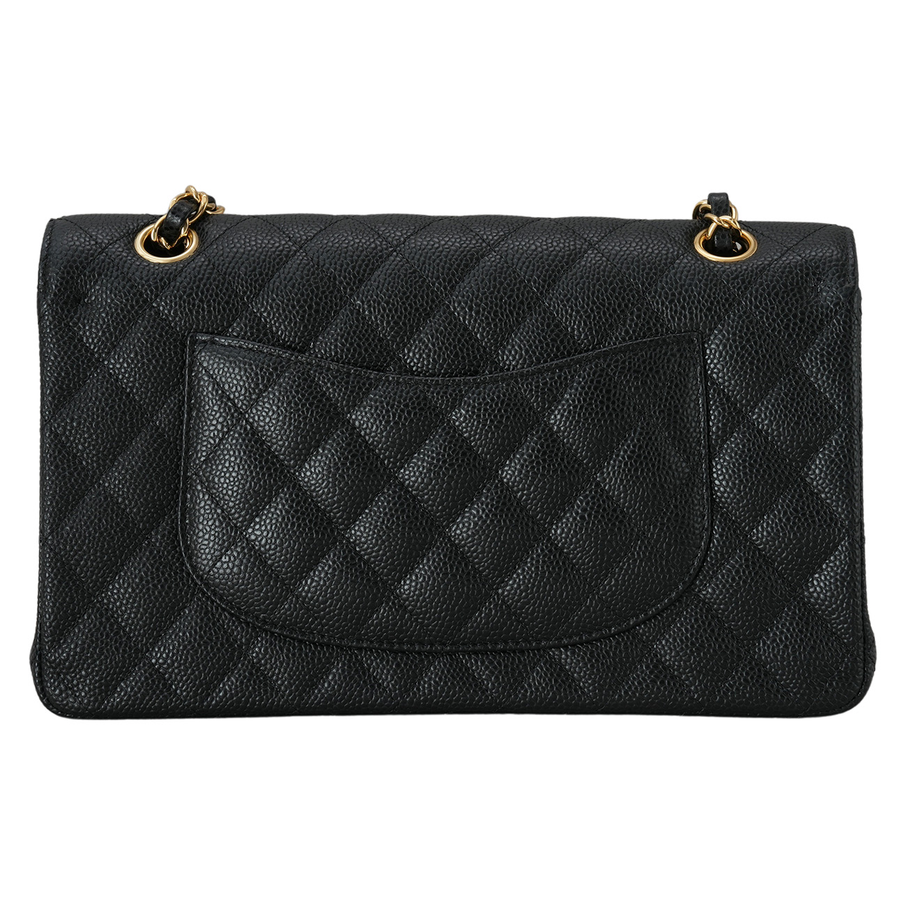 CHANEL(USED)샤넬 A01112 캐비어 클래식 미듐 플랩백