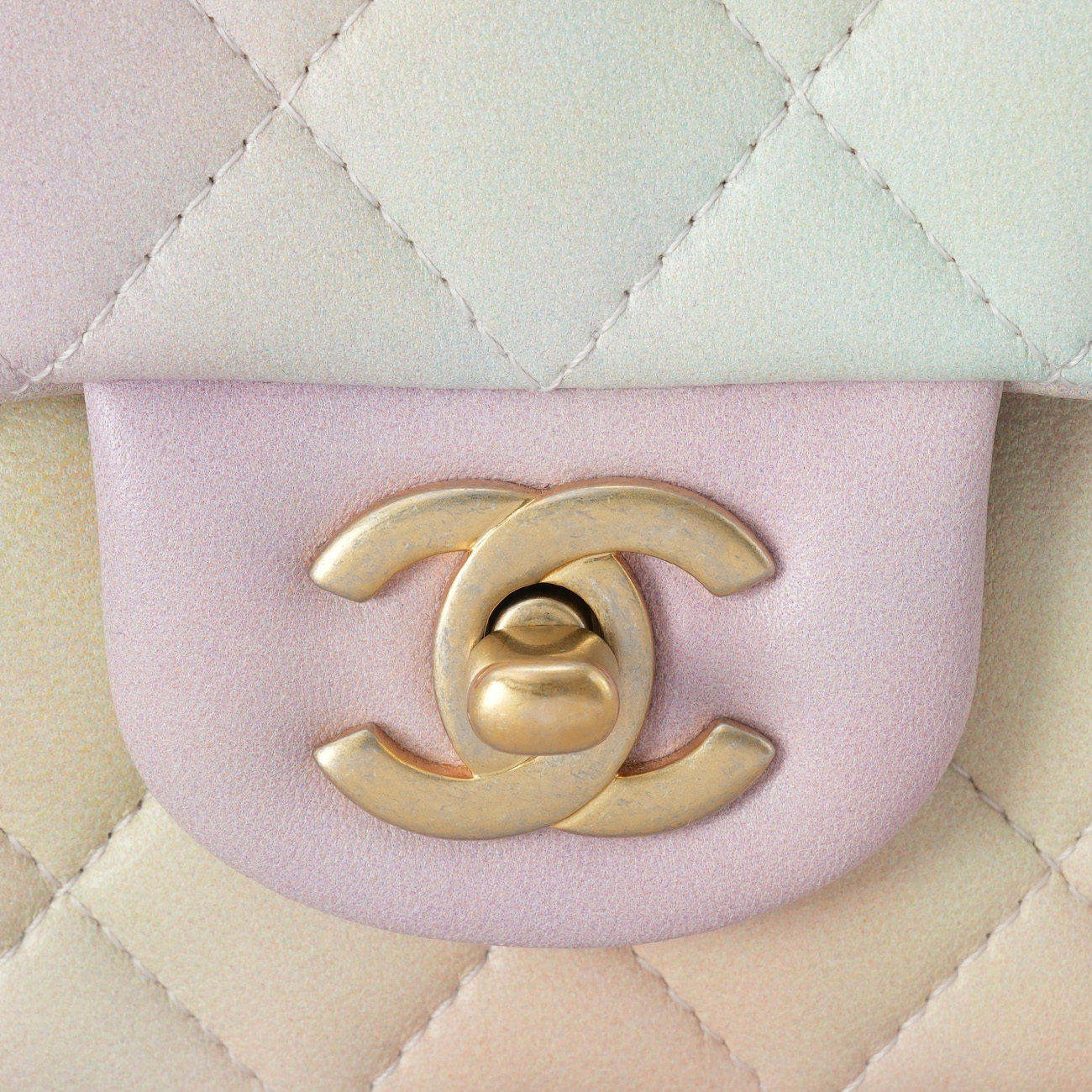 CHANEL(USED)샤넬 클래식 뉴미니 탑핸들 파스텔