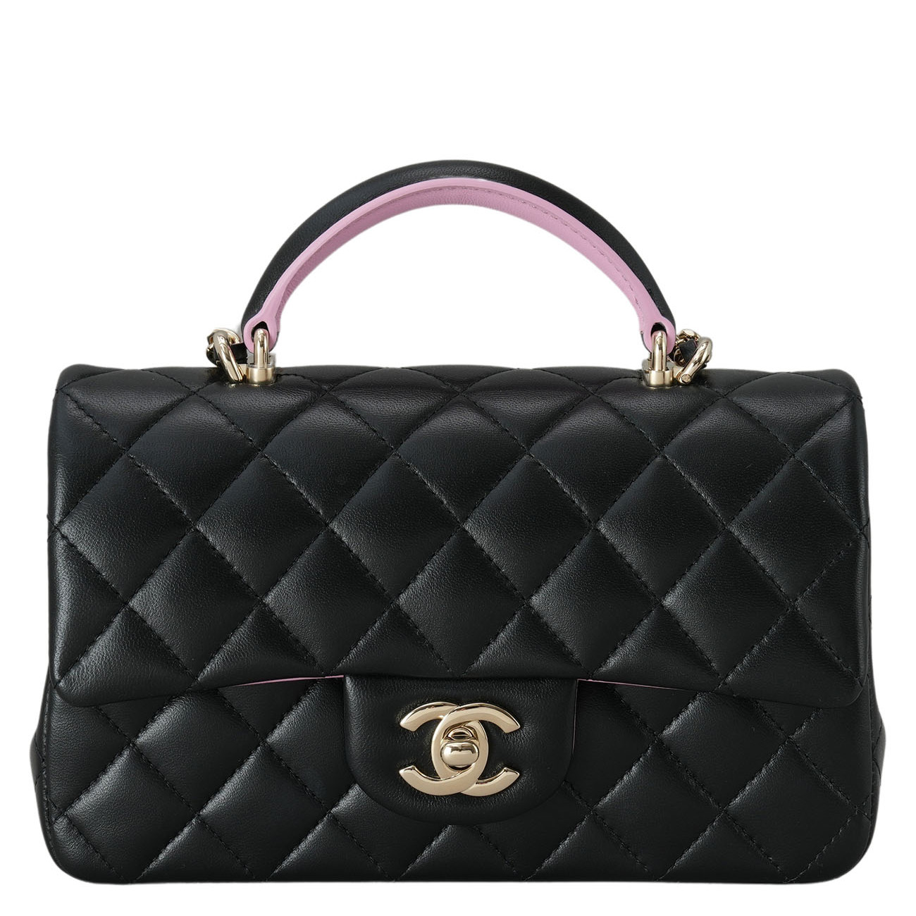 CHANEL(USED)샤넬 클래식 뉴미니 탑핸들