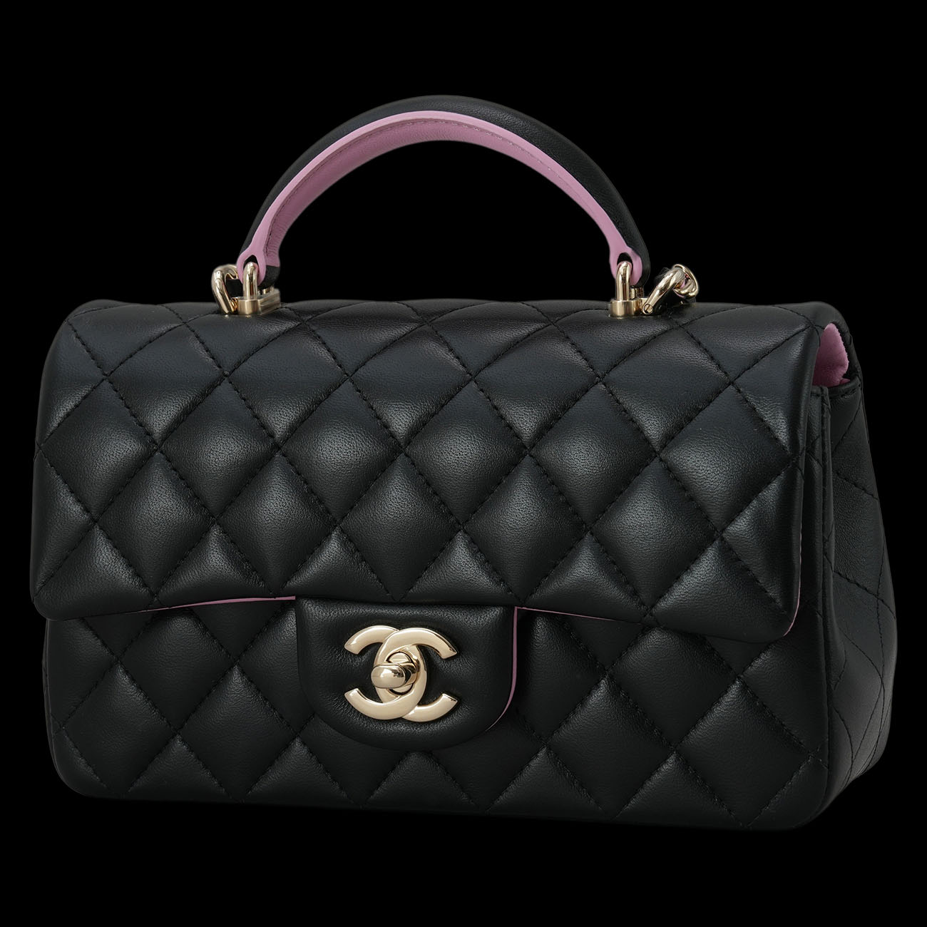 CHANEL(USED)샤넬 클래식 뉴미니 탑핸들