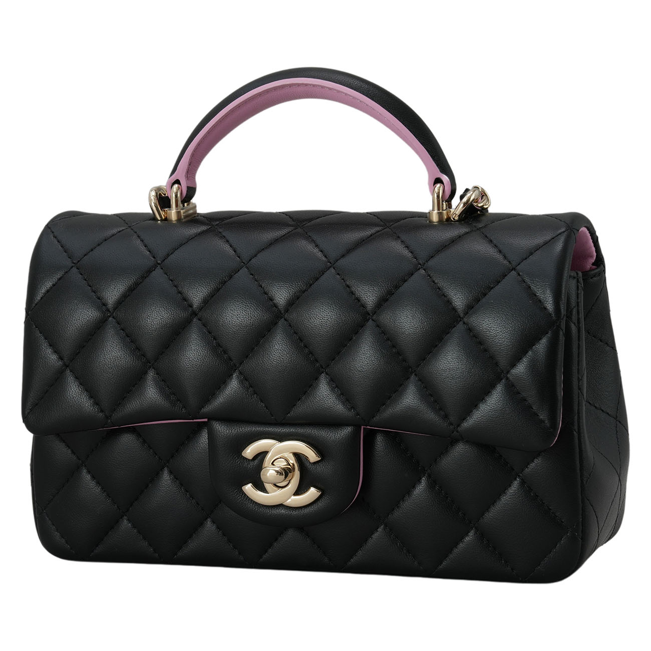 CHANEL(USED)샤넬 클래식 뉴미니 탑핸들