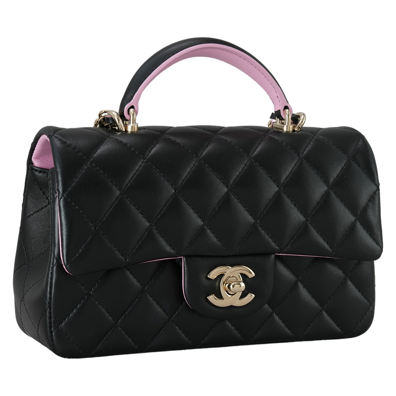 CHANEL(USED)샤넬 클래식 뉴미니 탑핸들