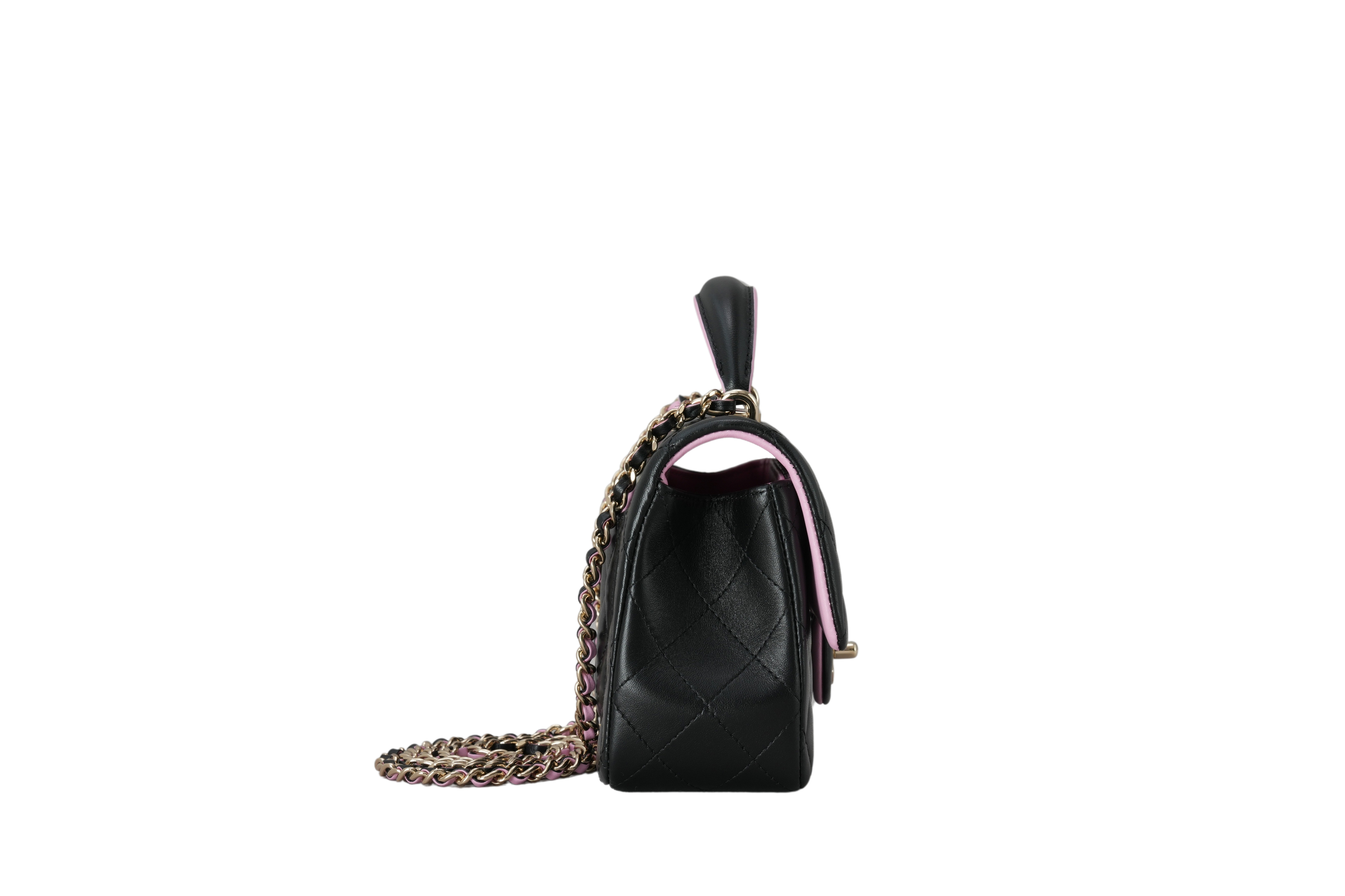 CHANEL(USED)샤넬 클래식 뉴미니 탑핸들