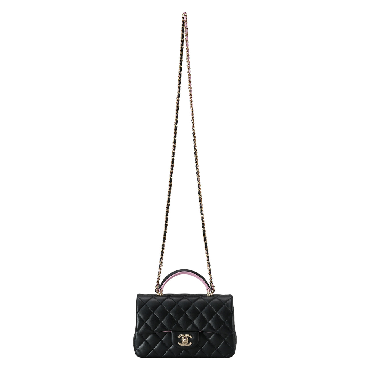 CHANEL(USED)샤넬 클래식 뉴미니 탑핸들