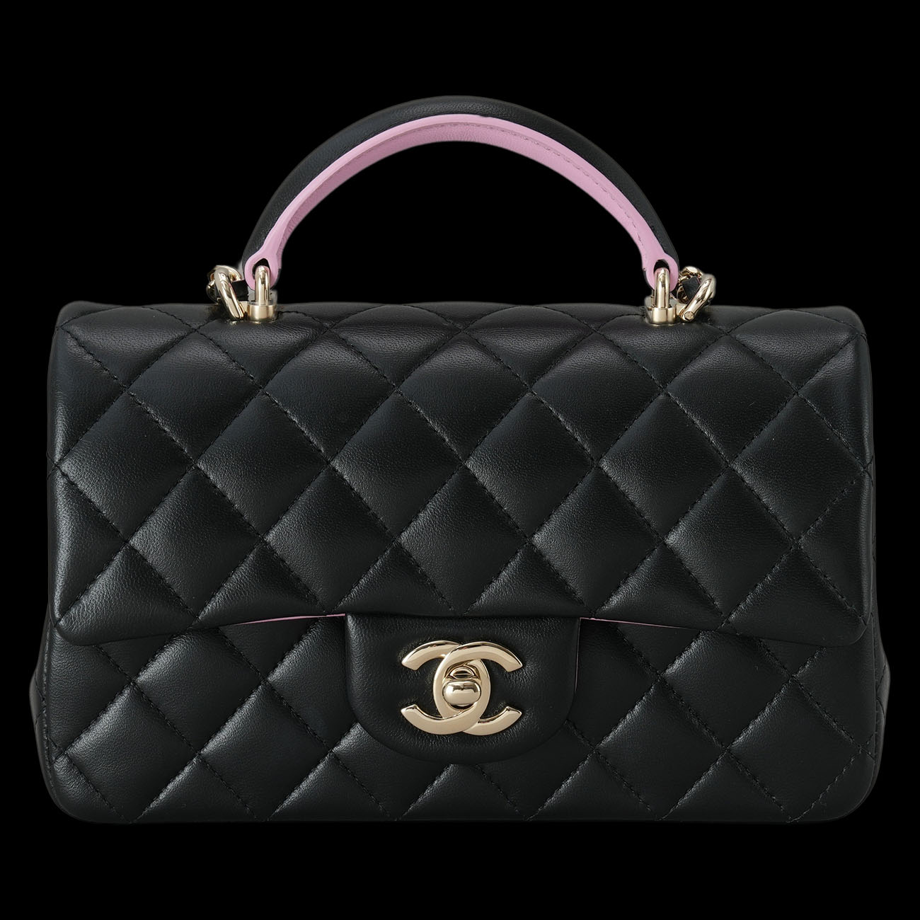 CHANEL(USED)샤넬 클래식 뉴미니 탑핸들