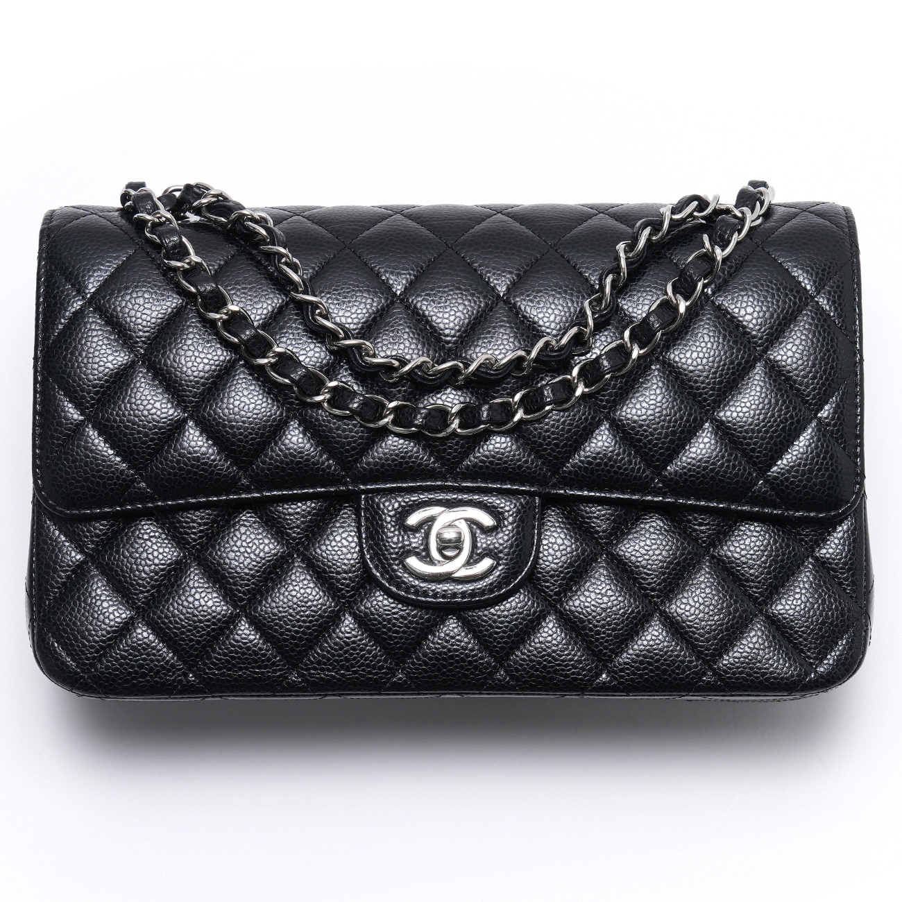 CHANEL(USED)샤넬 캐비어 클래식 미듐 플랩백