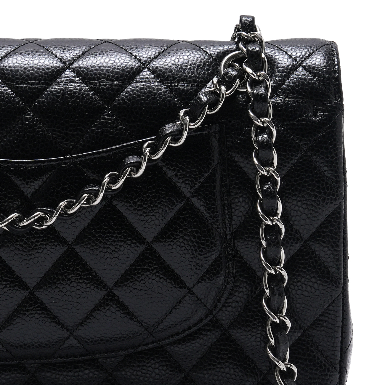 CHANEL(USED)샤넬 캐비어 클래식 미듐 플랩백