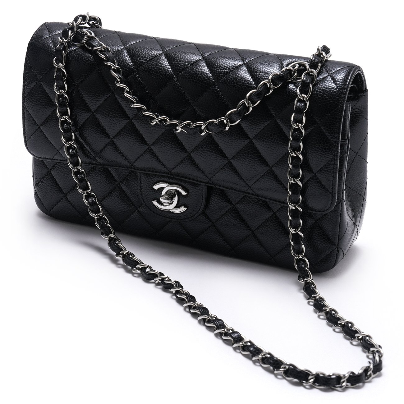CHANEL(USED)샤넬 캐비어 클래식 미듐 플랩백