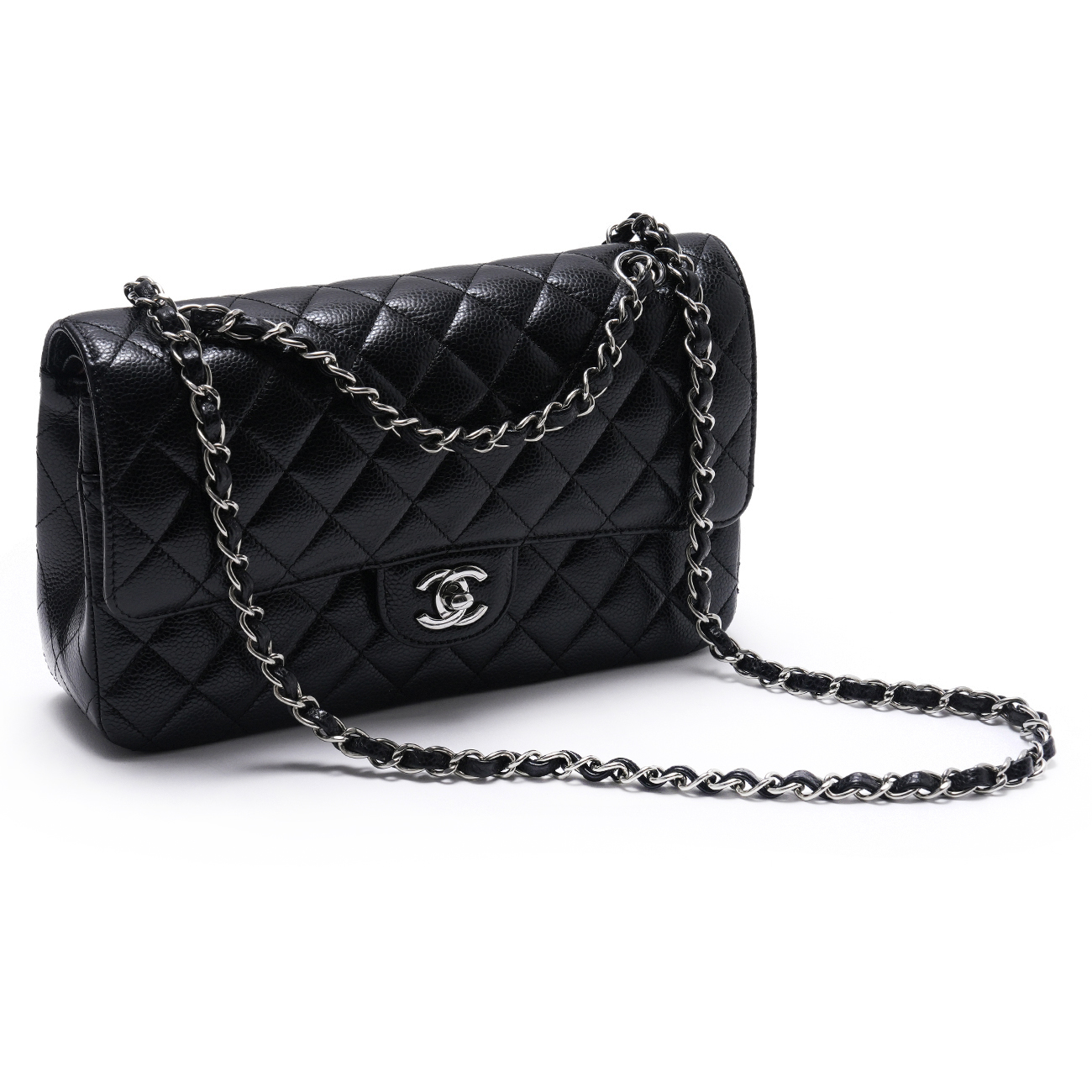CHANEL(USED)샤넬 캐비어 클래식 미듐 플랩백