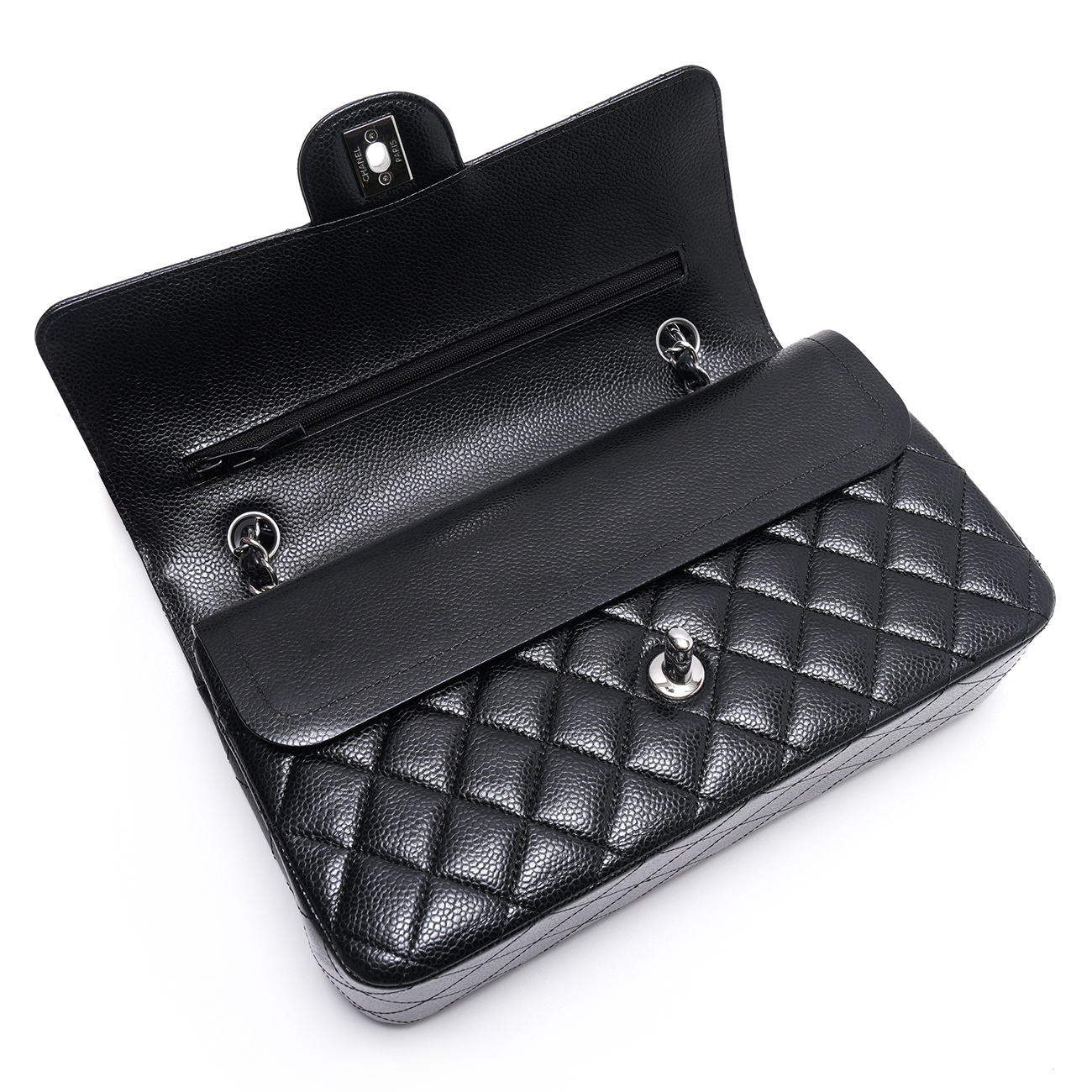 CHANEL(USED)샤넬 캐비어 클래식 미듐 플랩백