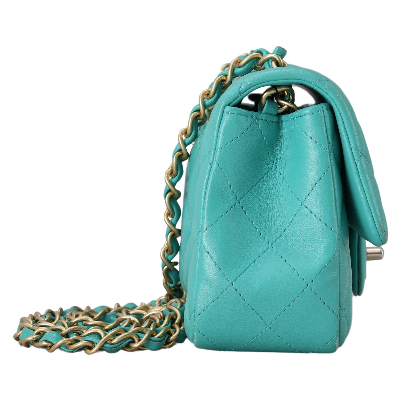 CHANEL(USED)샤넬 A69900 램스킨 클래식 뉴미니 크로스백